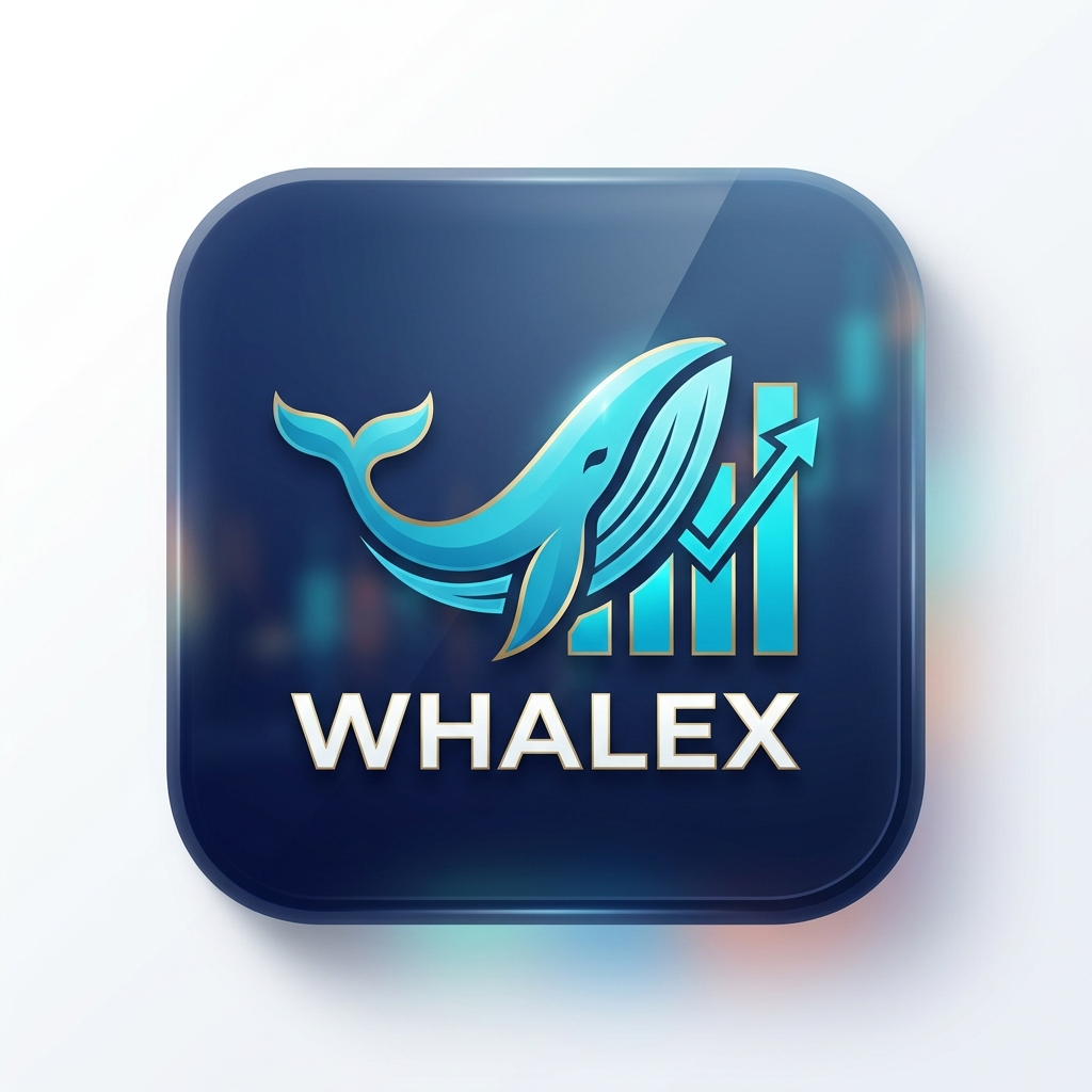 Whalex App Icon - Institutional Money Tracking